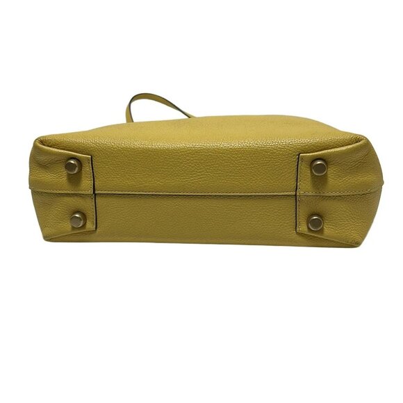 Auth COACH Plaza Tote 88341 Yellow Leather - Tote Bag - Picture 5 of 11